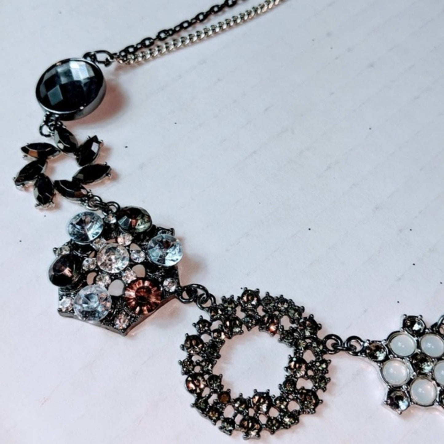 SIMPLY VERA WANG Sparkle Statement Necklace