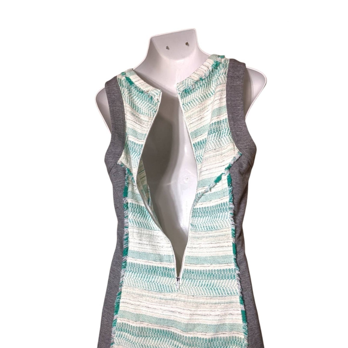 RACHEL ROY LA Story Tide Pool Gray Dress 14 NEW