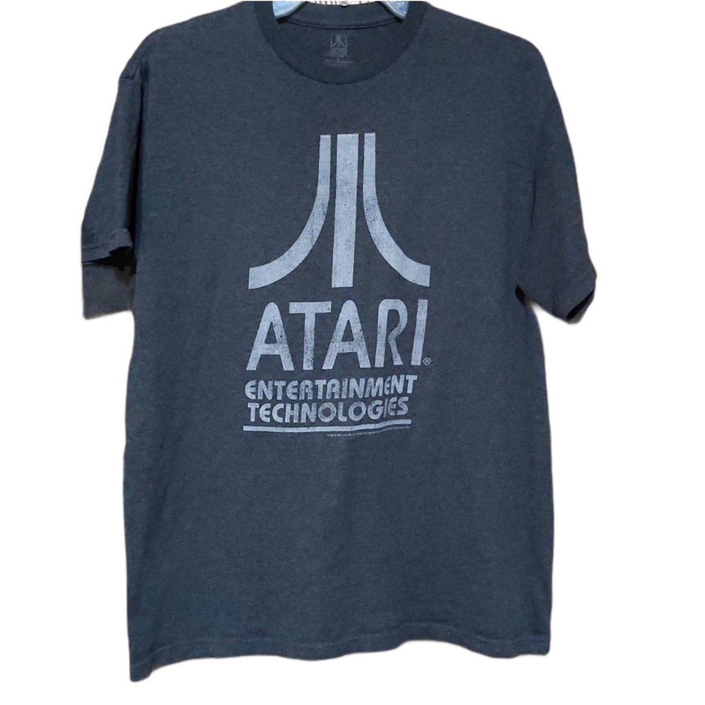 ATARI Gray Distressed Graphic Tee Men's Large