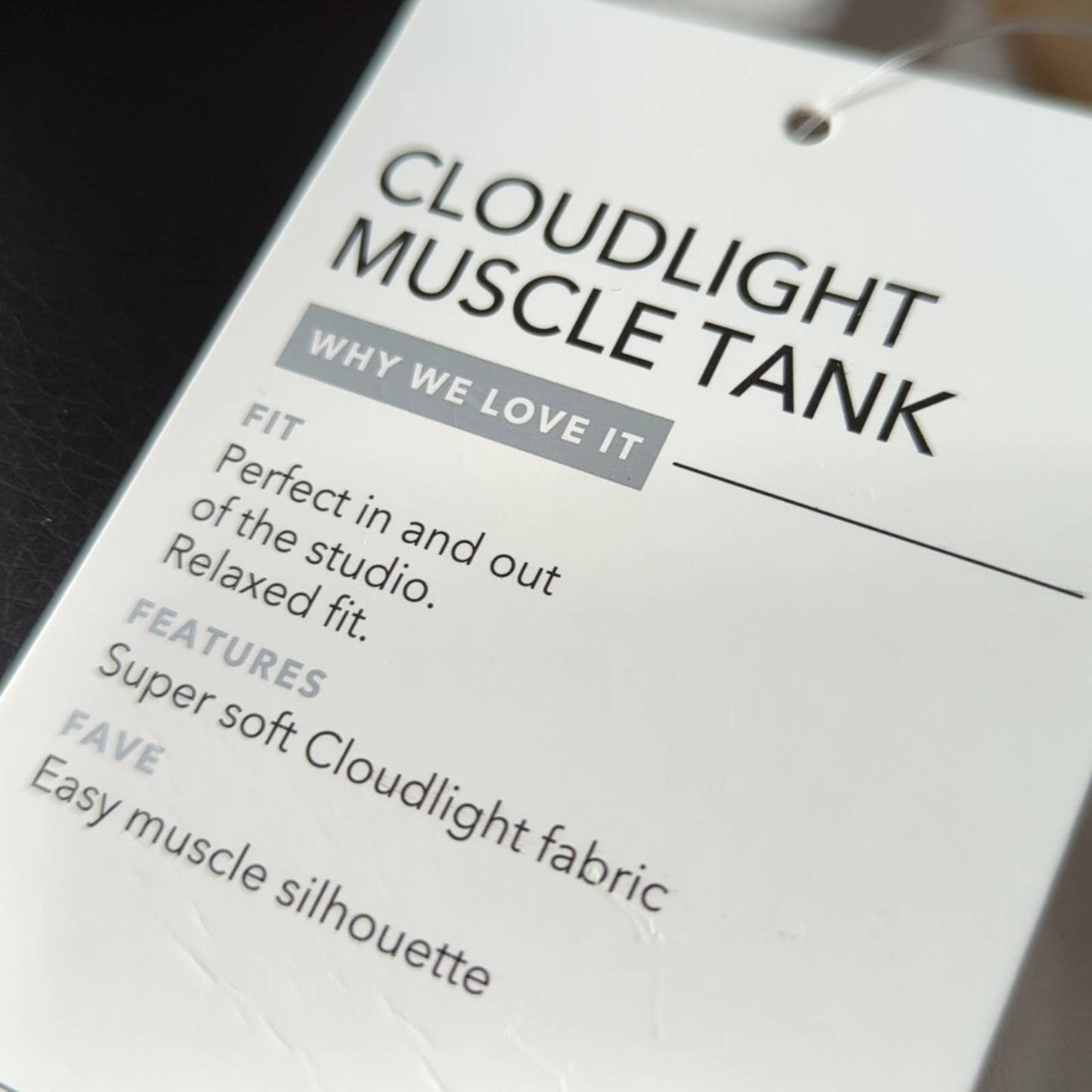 ATHLETA CloudLite White Muscle Tank Yoga Athleisure Workout Casual Top 3X