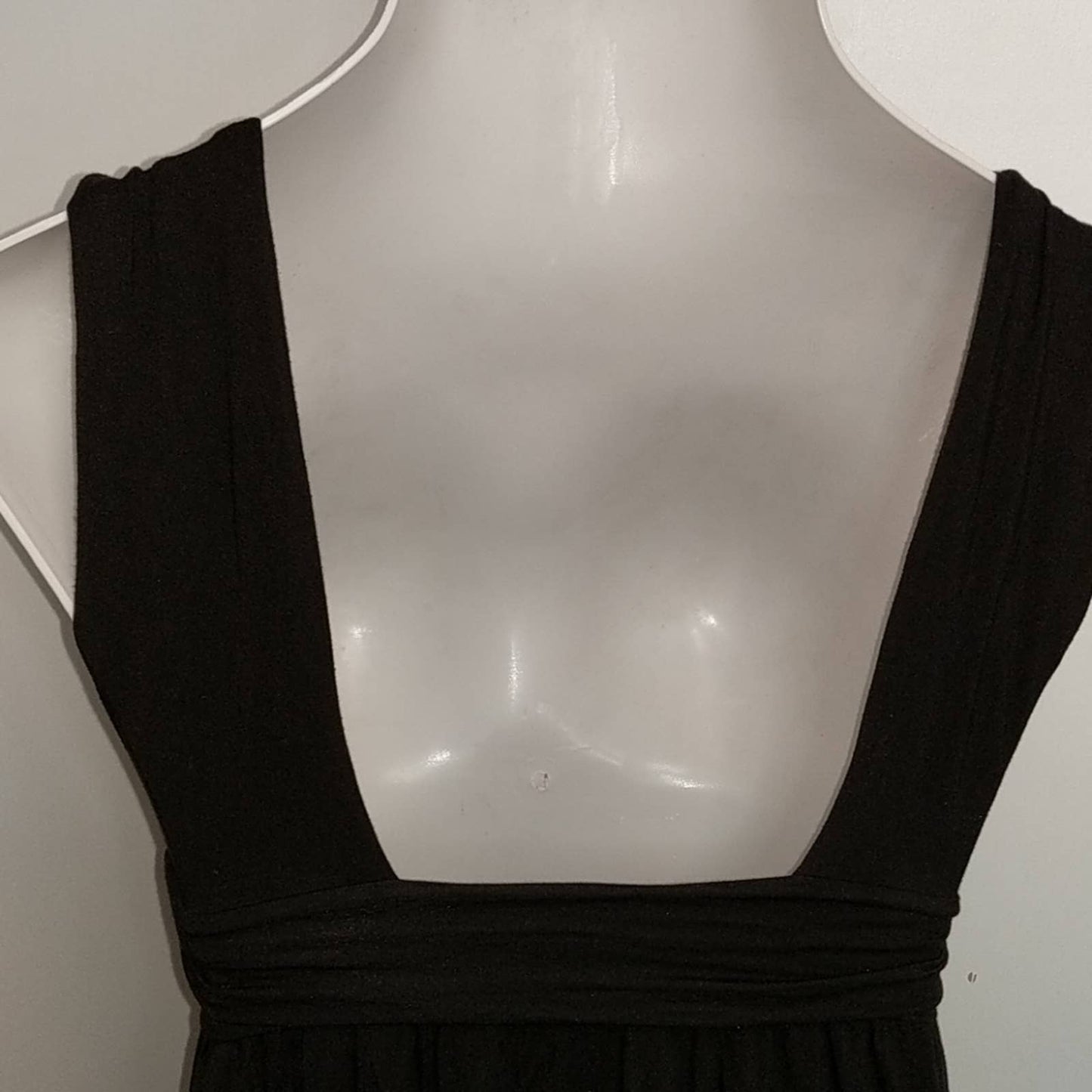 VICTORIA'S SECRET Black Plunge Sundress with Gold Rings Small