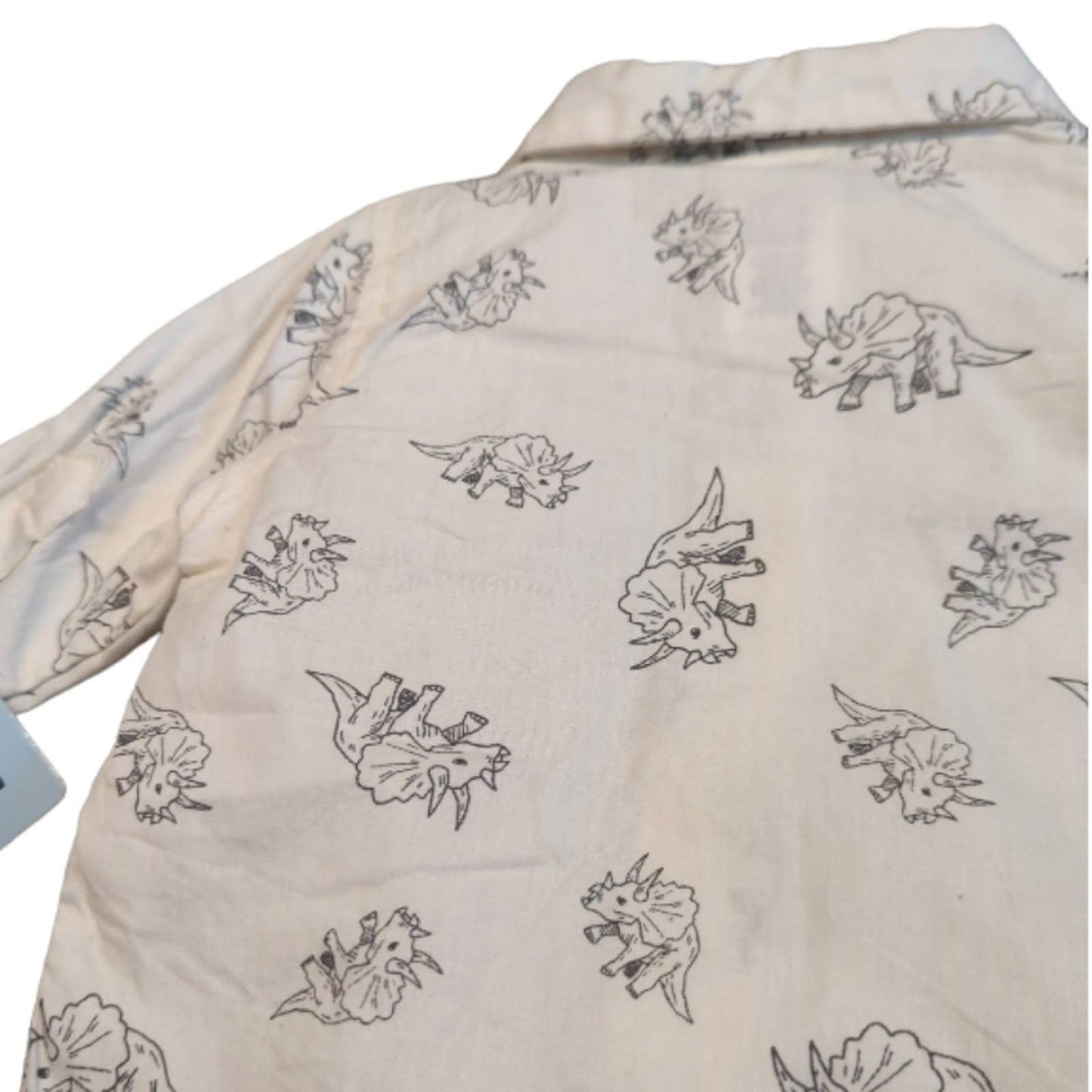 LITTLE LAD 0-3 Month 3 Piece Dressy Outfit Rhinoceros Pinstripe Bowtie NEW