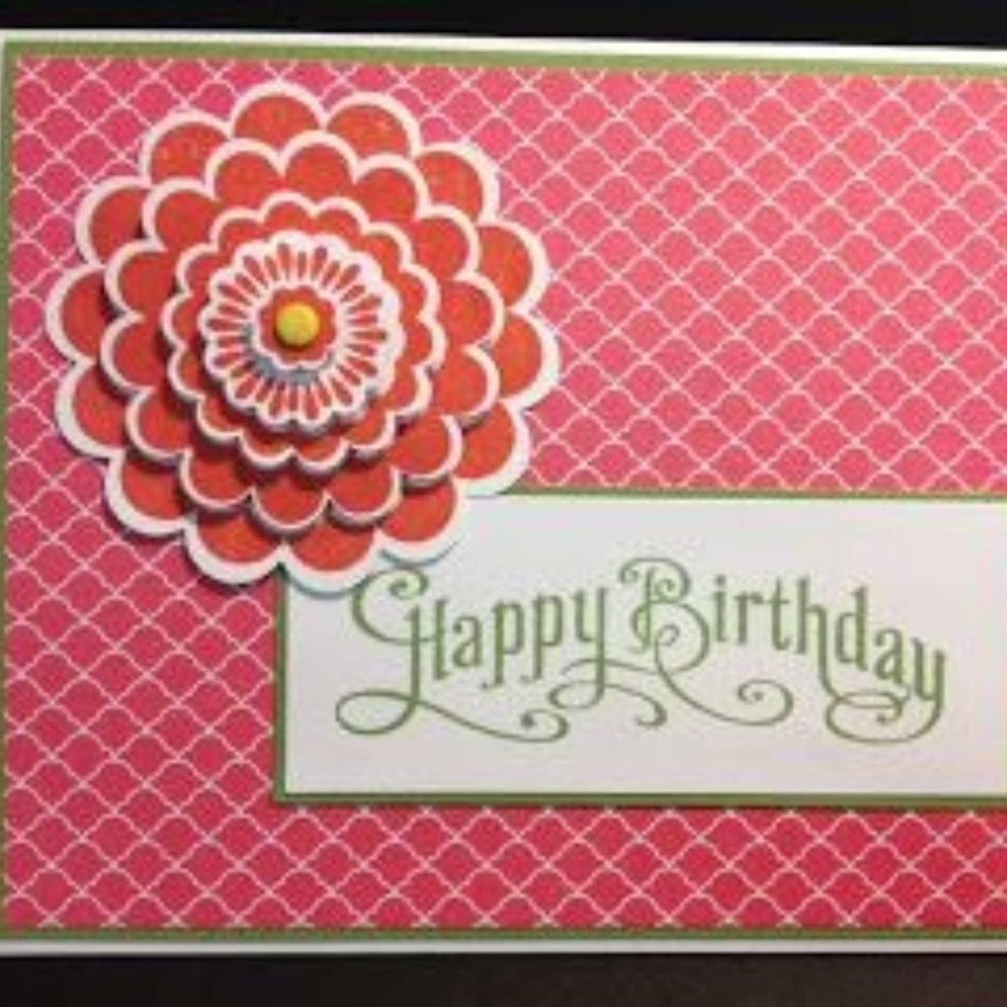 Stampin! Up! Five-Way-Flower New Wooden Craft Stamp Layers Card Making
