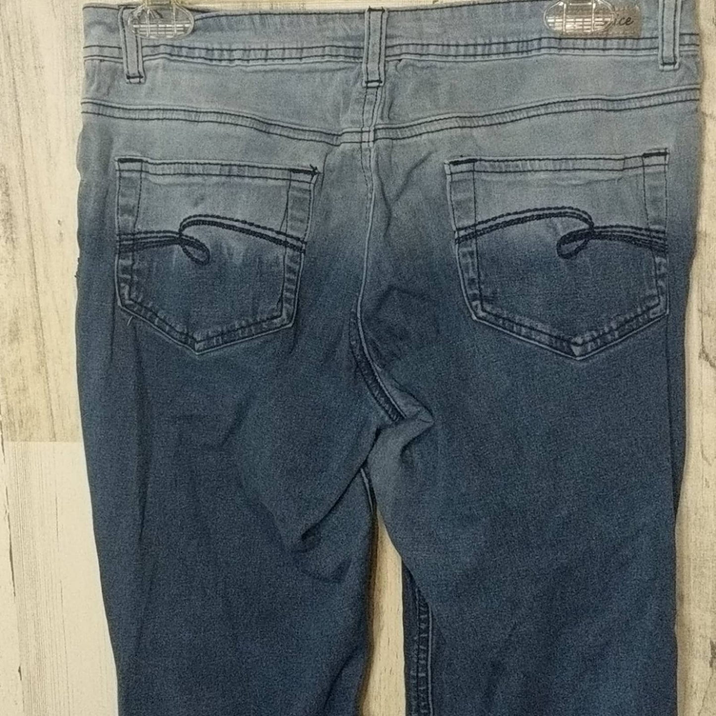 JUSTICE 12.5 Ombre Stretch Skinny Jeans Girls 12 1/2