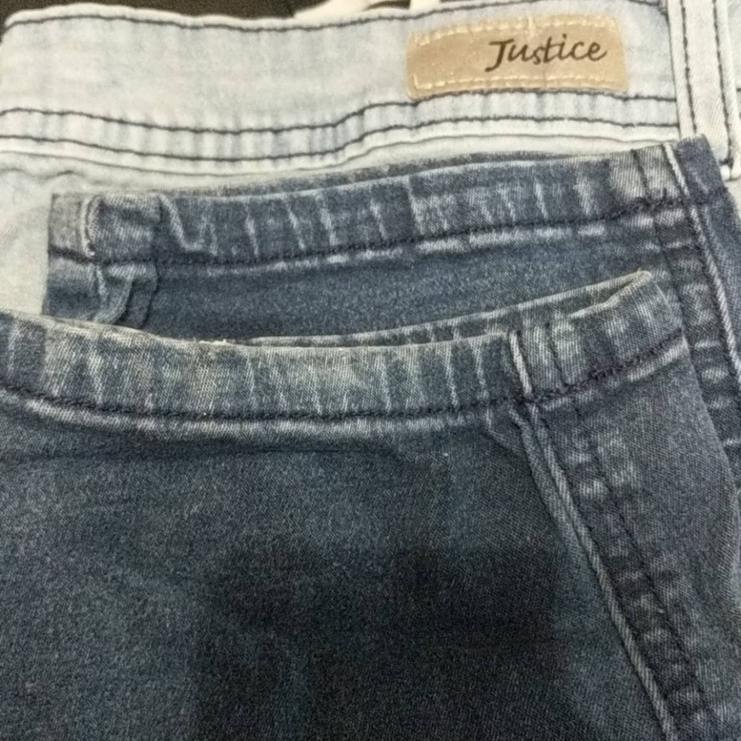 JUSTICE 12.5 Ombre Stretch Skinny Jeans Girls 12 1/2