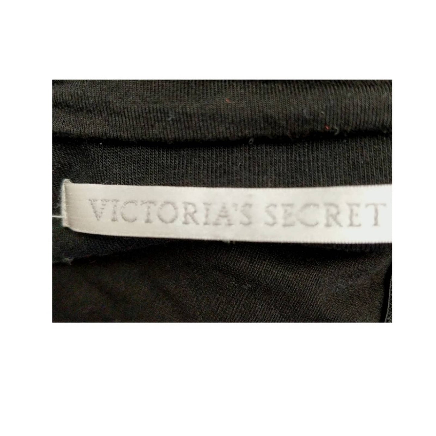 VICTORIA'S SECRET Black Plunge Sundress with Gold Rings Small