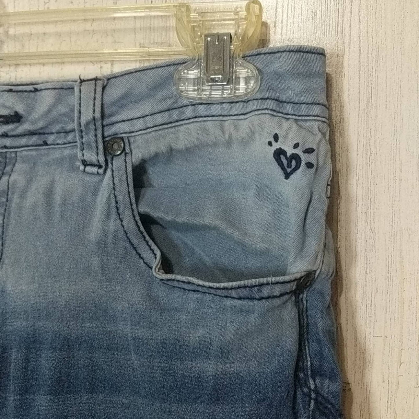 JUSTICE 12.5 Ombre Stretch Skinny Jeans Girls 12 1/2
