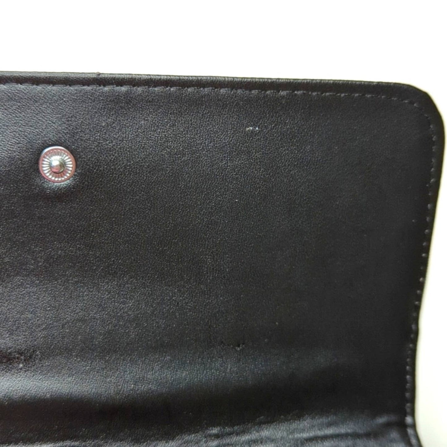 KUT FROM THE KLOTH Black White Striped Slimfold Wallet Vegan Leather NEW