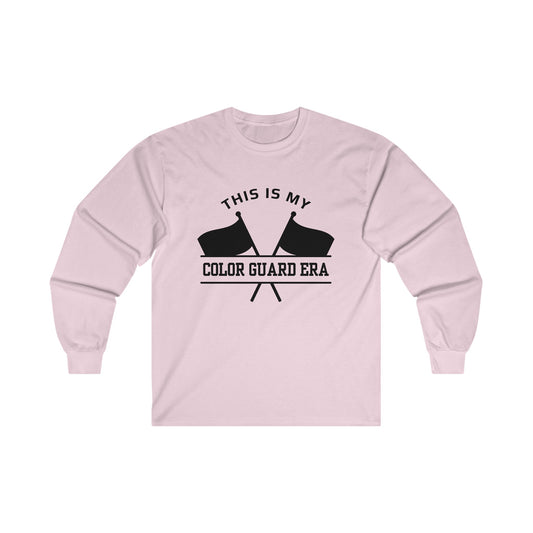 This is my Color Guard Era If Taylor was in Marching Band Unisex Ultra Cotton Long Sleeve Tee White or Ash
