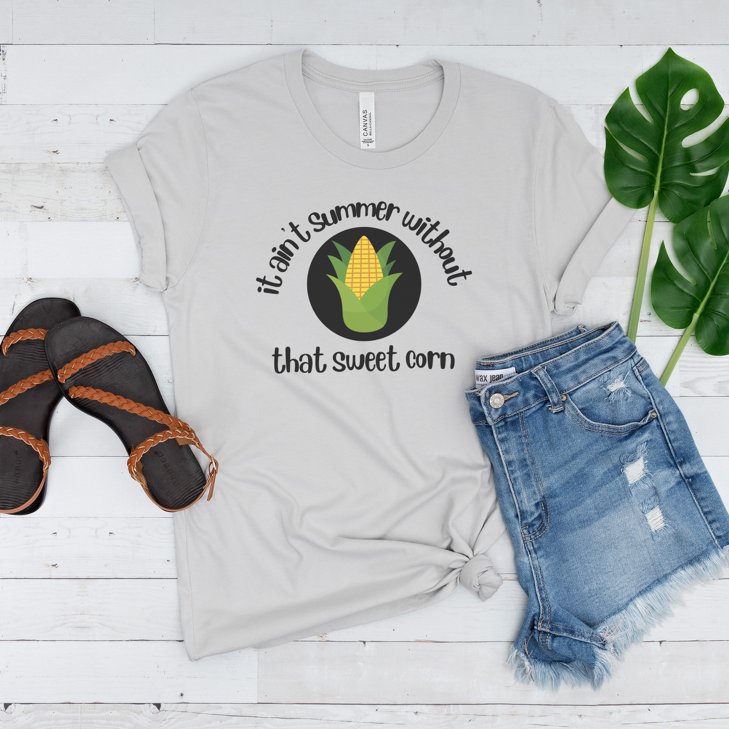 It's Ain't Summer Without That Sweet Corn Unisex Short Sleeve Tee S-3XL