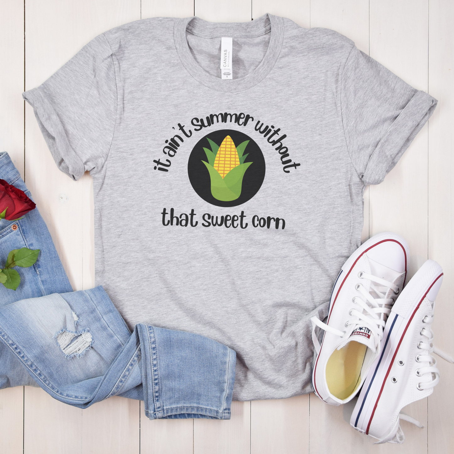 It's Ain't Summer Without That Sweet Corn Unisex Short Sleeve Tee S-3XL