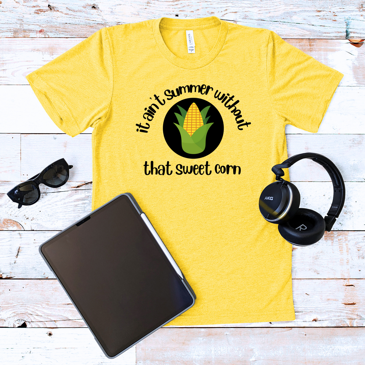 It's Ain't Summer Without That Sweet Corn Unisex Short Sleeve Tee S-3XL