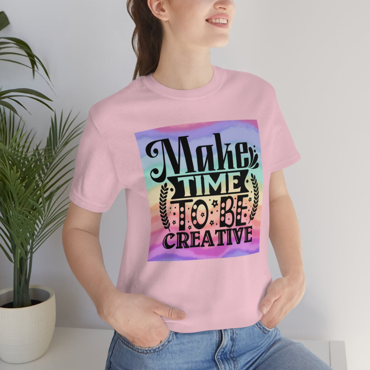 Make Time to be Creative Craft Themed Unisex Jersey Short Sleeve Tee S-3XL