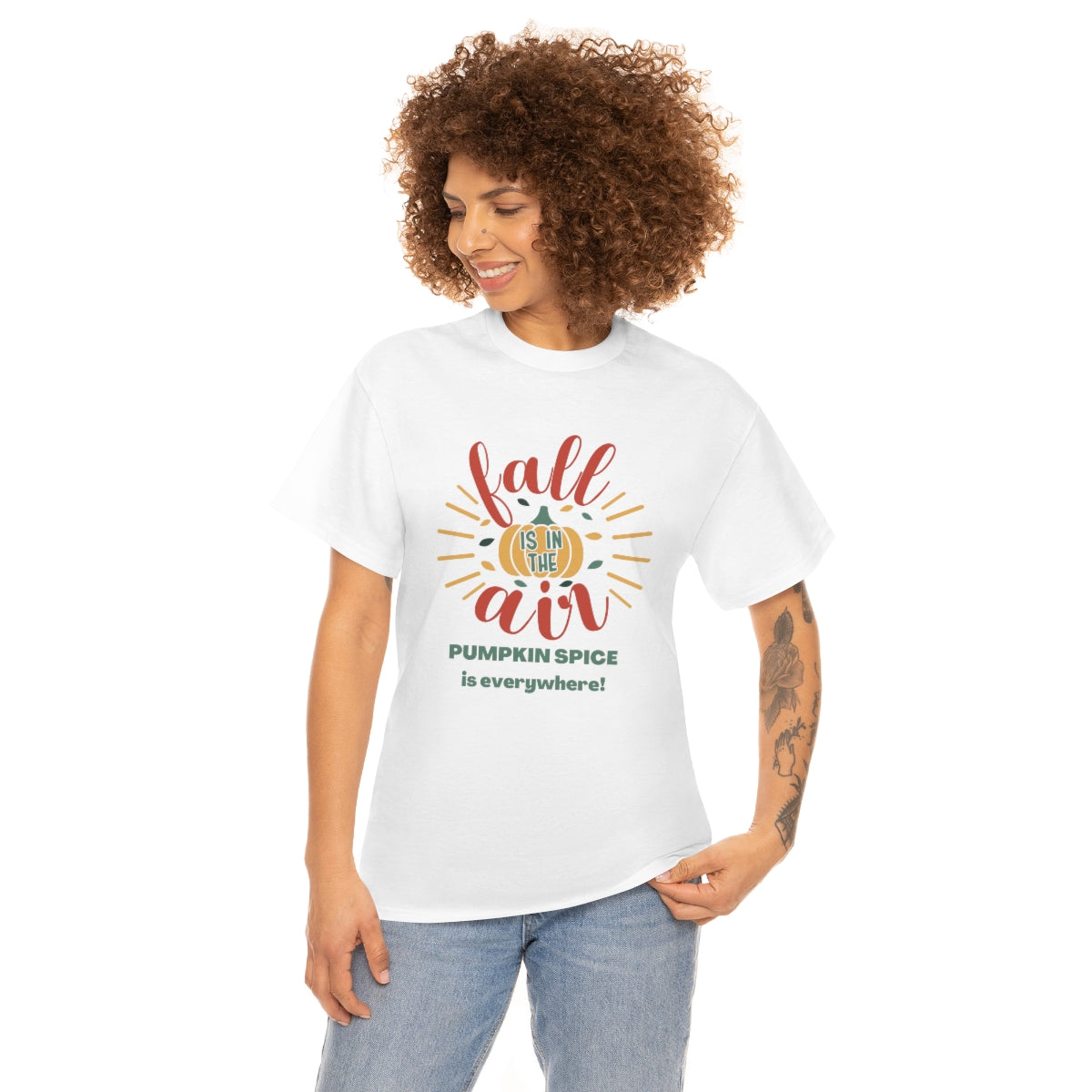 Fall is in the Air and Pumpkin Spice is Everywhere Tee S-5XL