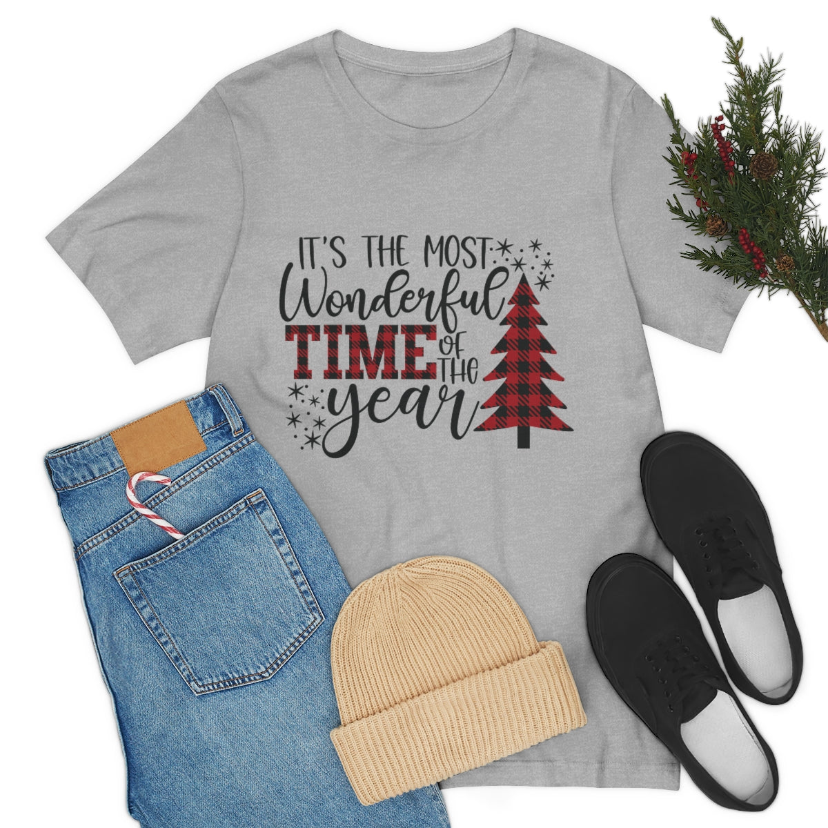It's the Most Wonderful Time of the Year Unisex Jersey Short Sleeve Christmas Tee S-3XL