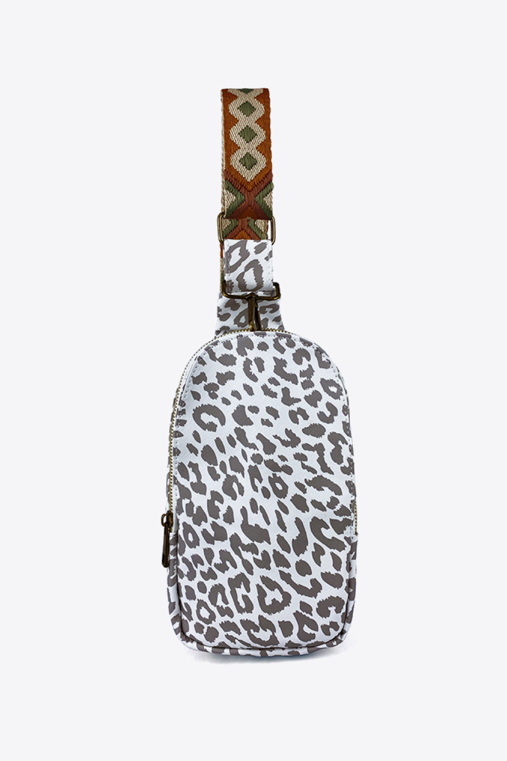 Printed Animal Print PU Leather Sling Bag Cheetah Leopard Cow Sunflower