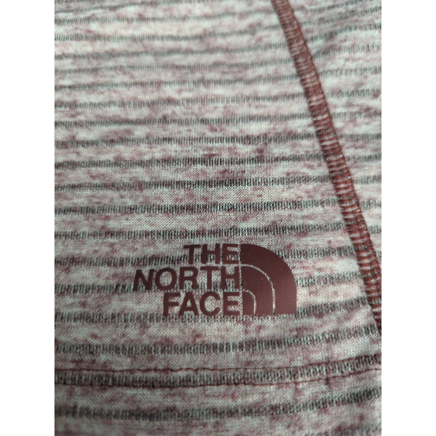 THE NORTH FACE Maroon Heathered Striped Crisscross Straps Split Back Athleisure XL
