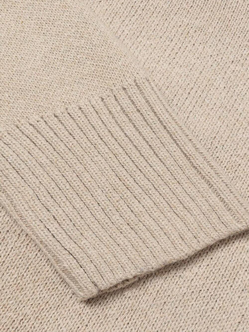 Hadley Deep V-Neck Long Sleeve Knit Top