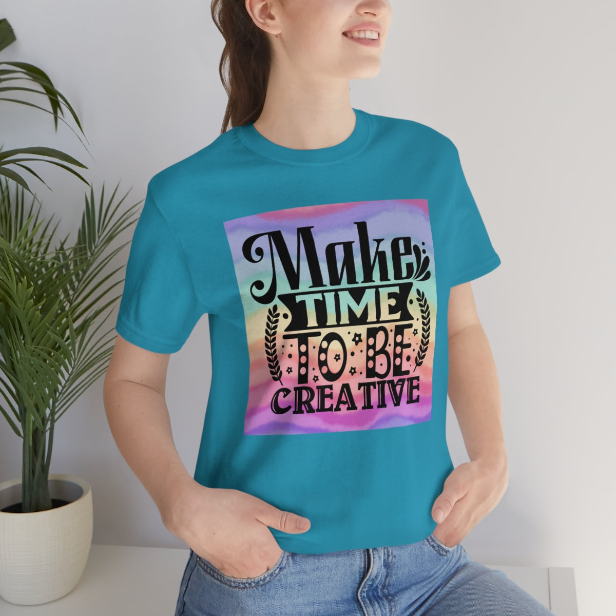 Make Time to be Creative Craft Themed Unisex Jersey Short Sleeve Tee S-3XL