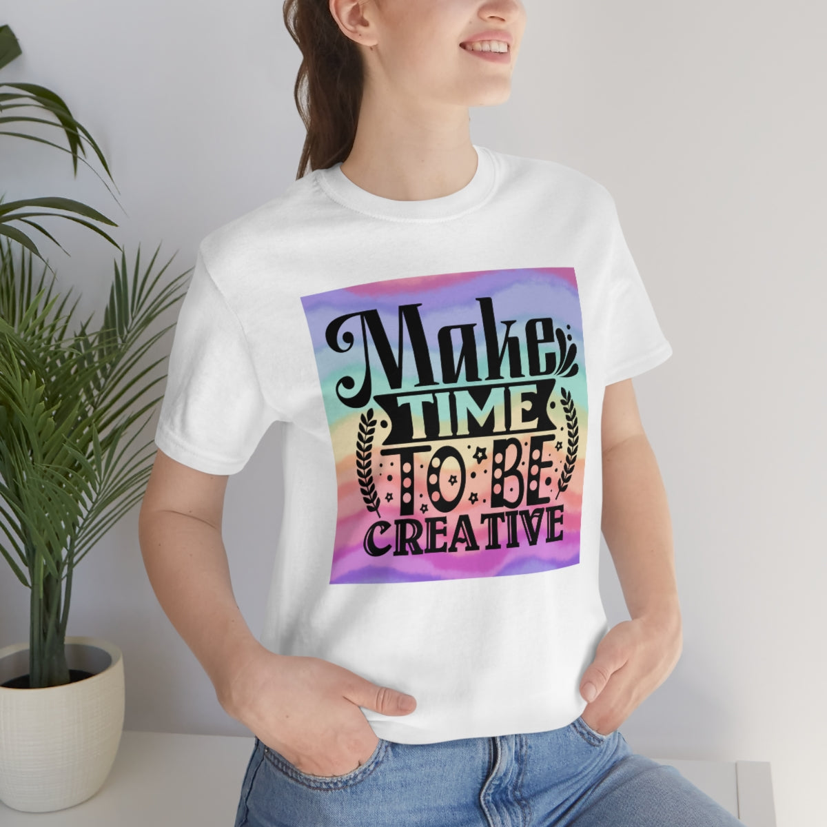 Make Time to be Creative Craft Themed Unisex Jersey Short Sleeve Tee S-3XL