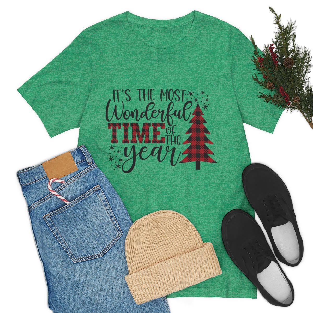 It's the Most Wonderful Time of the Year Unisex Jersey Short Sleeve Christmas Tee S-3XL