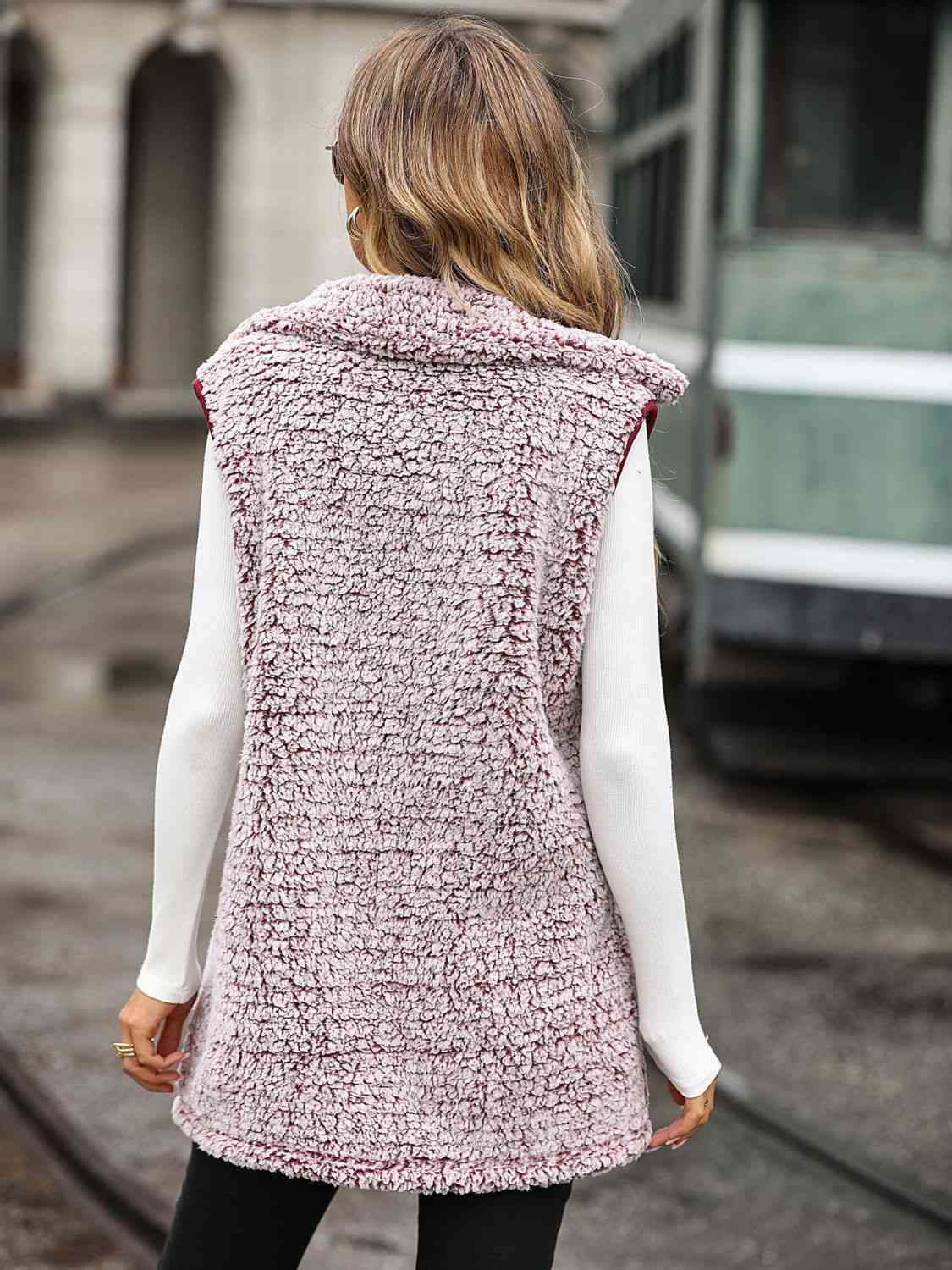Liv Button Down Collared Neck Vest