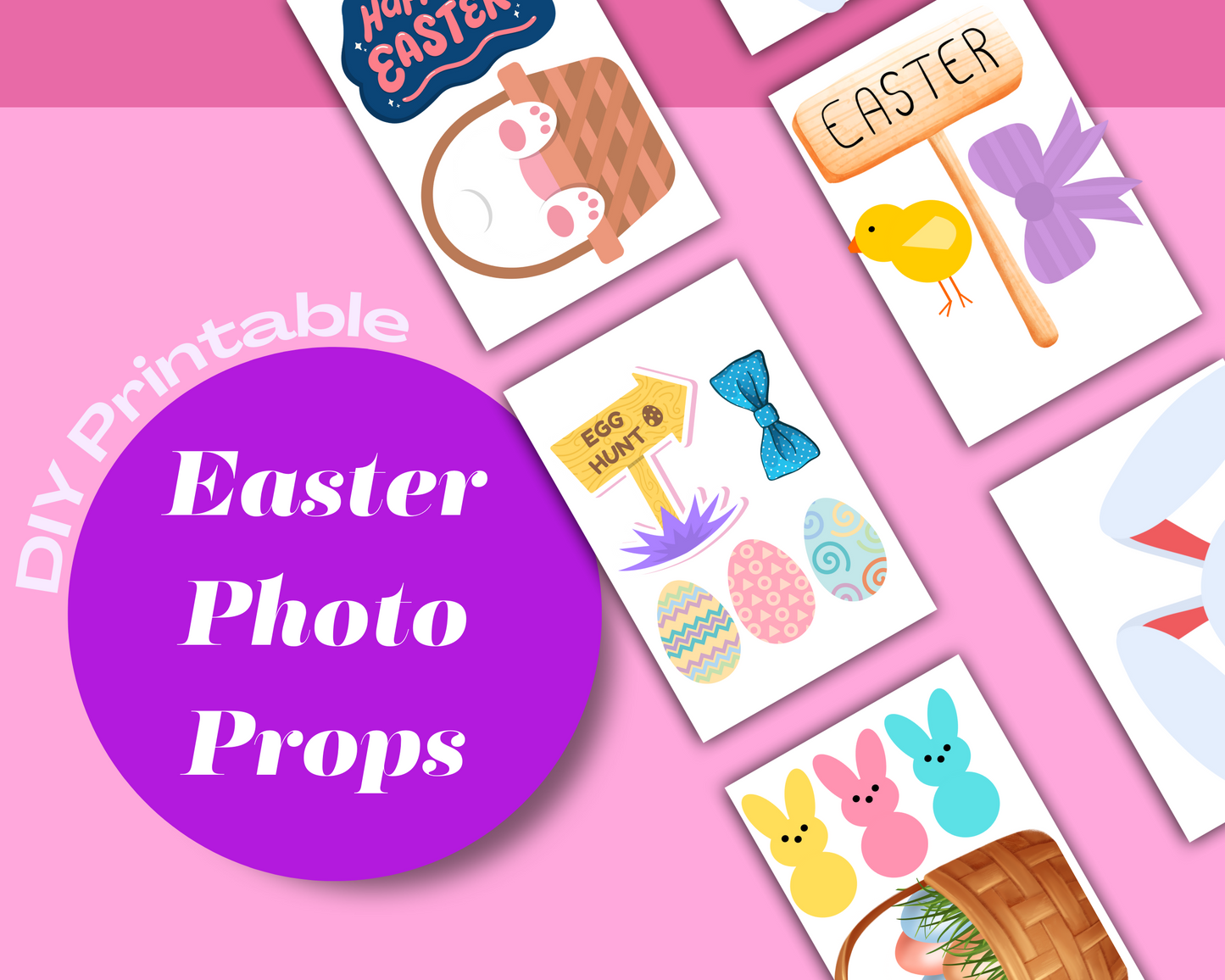 Free Easter Photo Props