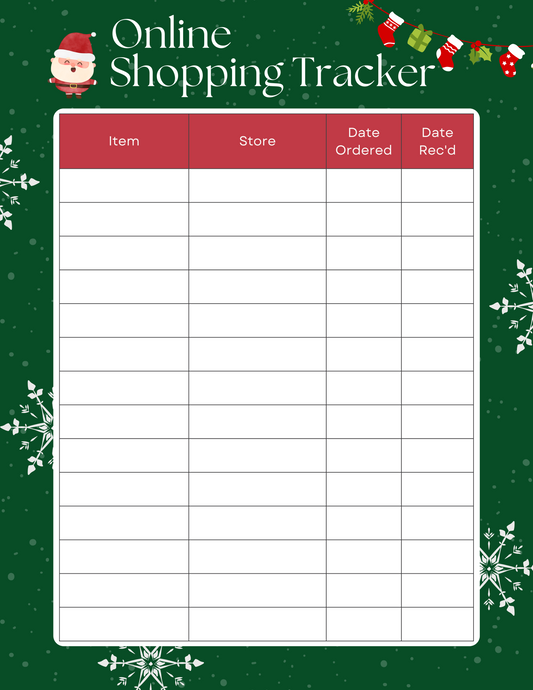 Online Gift Tracker