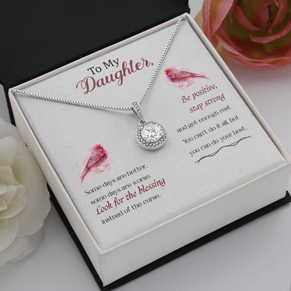Be Positive Daughter Necklace