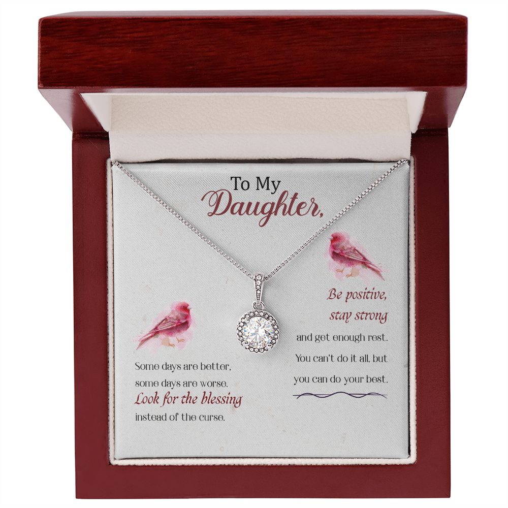 Be Positive Daughter Necklace