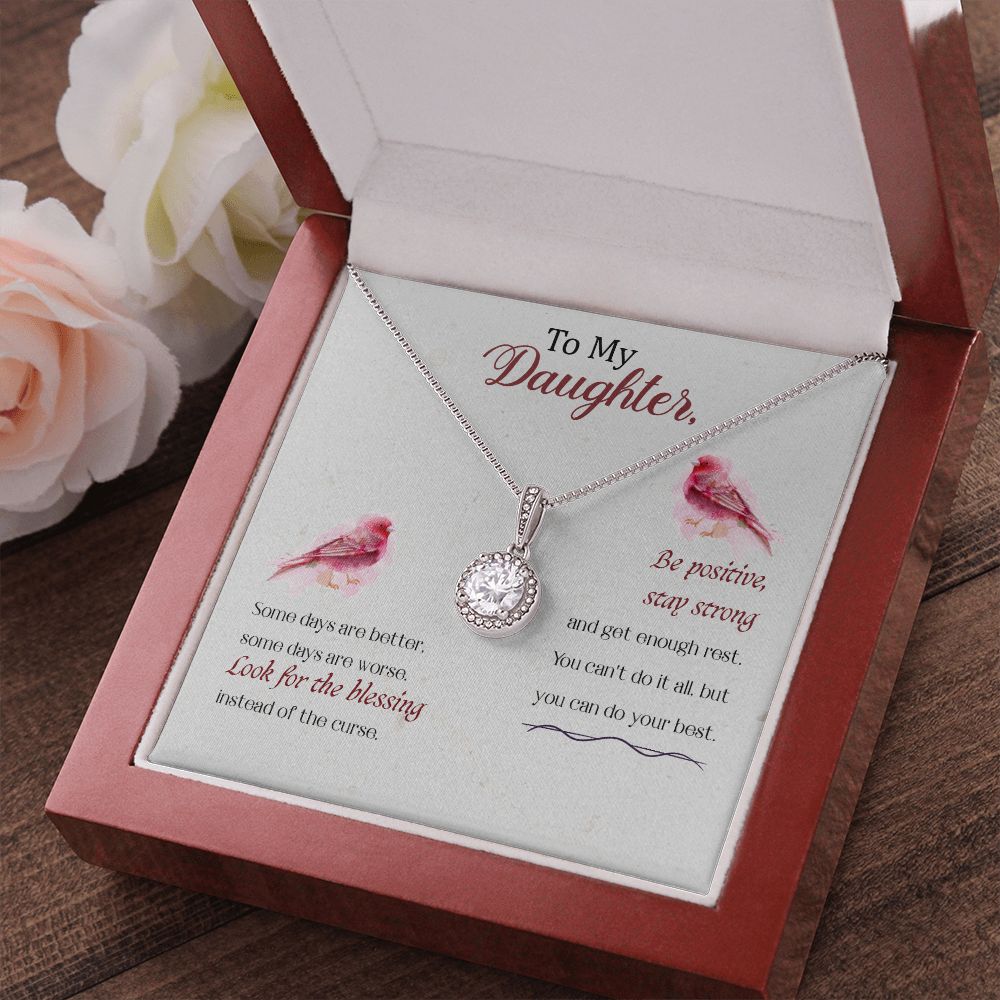 Be Positive Daughter Necklace