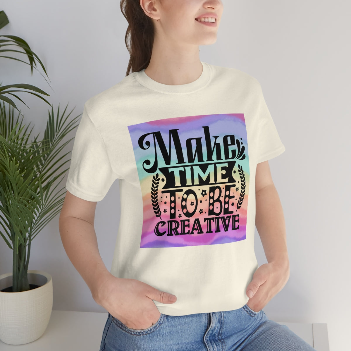 Make Time to be Creative Craft Themed Unisex Jersey Short Sleeve Tee S-3XL