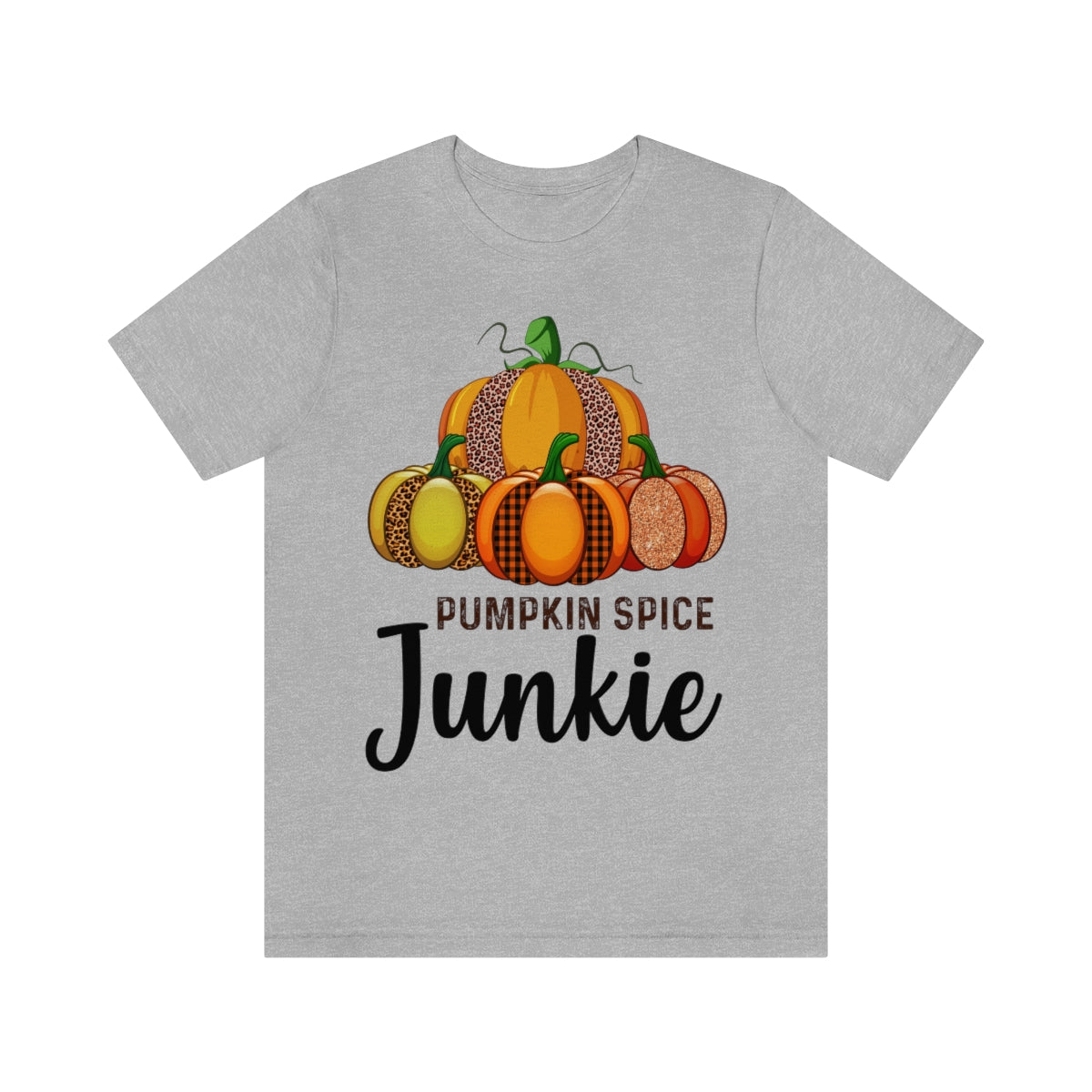 Pumpkin Spice Junkie Fall Unisex Jersey Short Sleeve Tee S-3XL