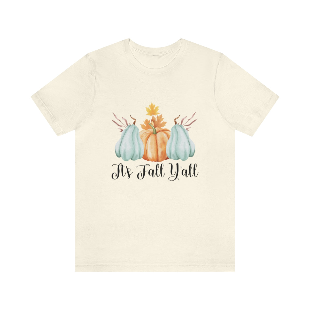 It's Fall Y'all Pumpkin Gourd Unisex Jersey Short Sleeve Tee XS-4XL