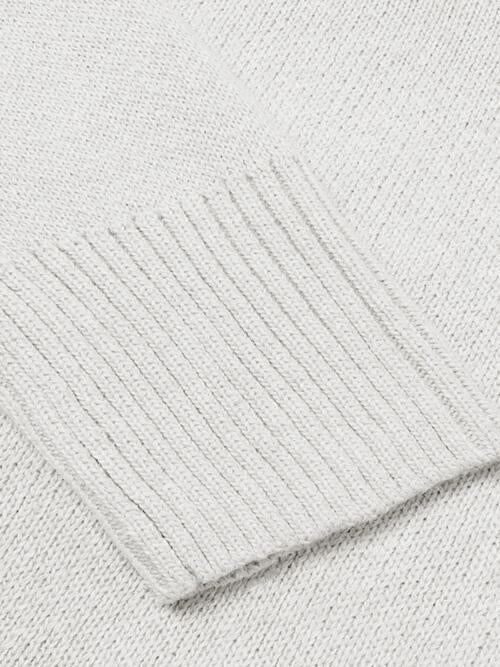Hadley Deep V-Neck Long Sleeve Knit Top