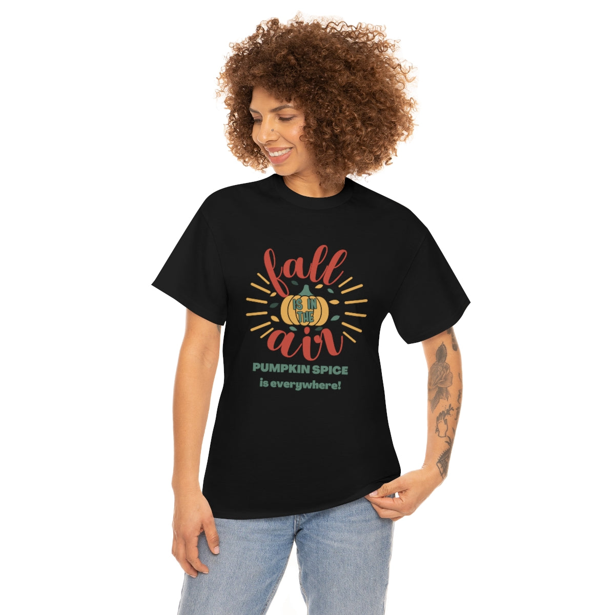 Fall is in the Air and Pumpkin Spice is Everywhere Tee S-5XL
