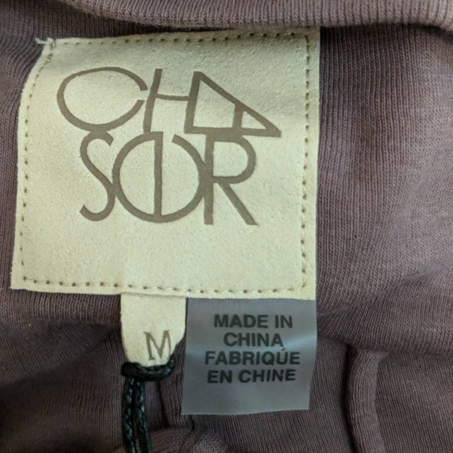 CHASER Purple Scoop Neck Career Tee M