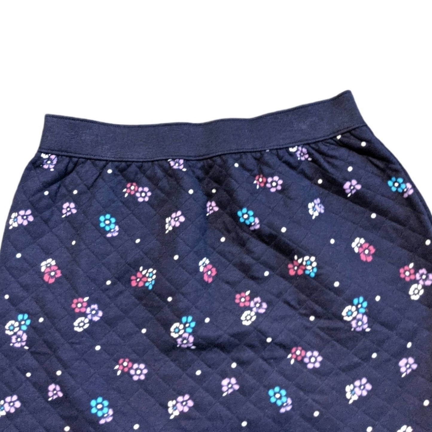 GYMBOREE Back to Blooms Navy Floral Skirt Girls 10