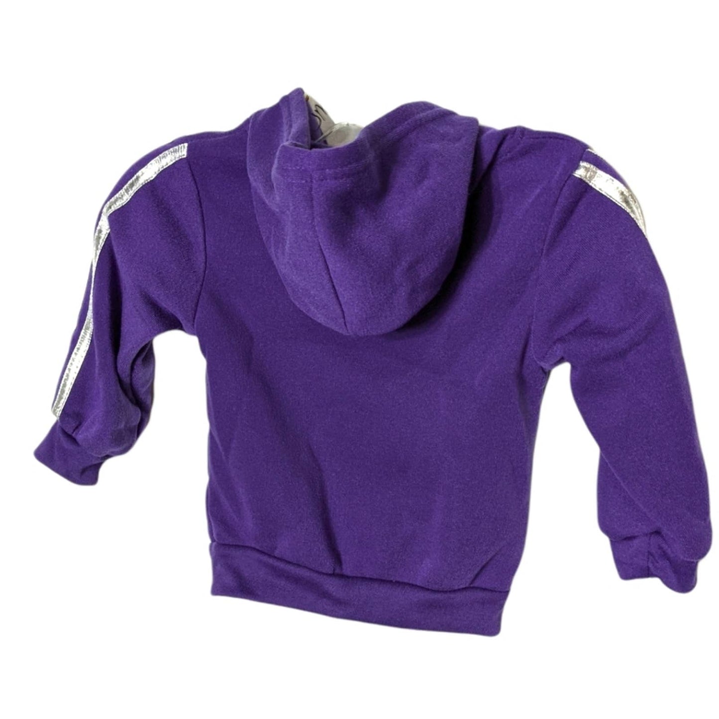TEDDY BOOM Purple 2T Sparkle LOVE Zipper Hoodie Sweatpants NEW