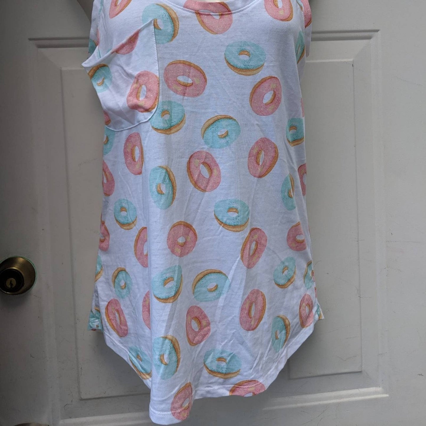 GRAYSON THREADS NEW Donut Drapey Tank Large