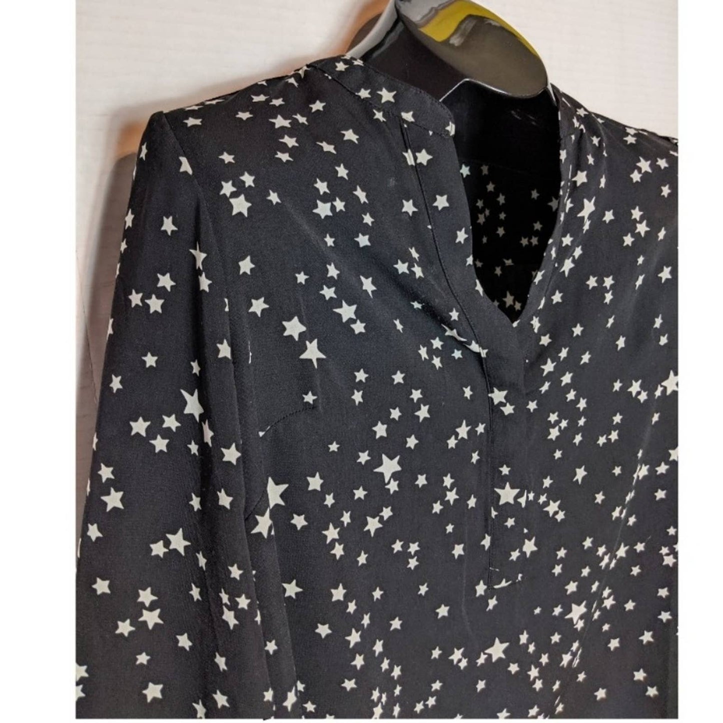 GIANNI BINI Black StarCareer Button Up Tunic Medium