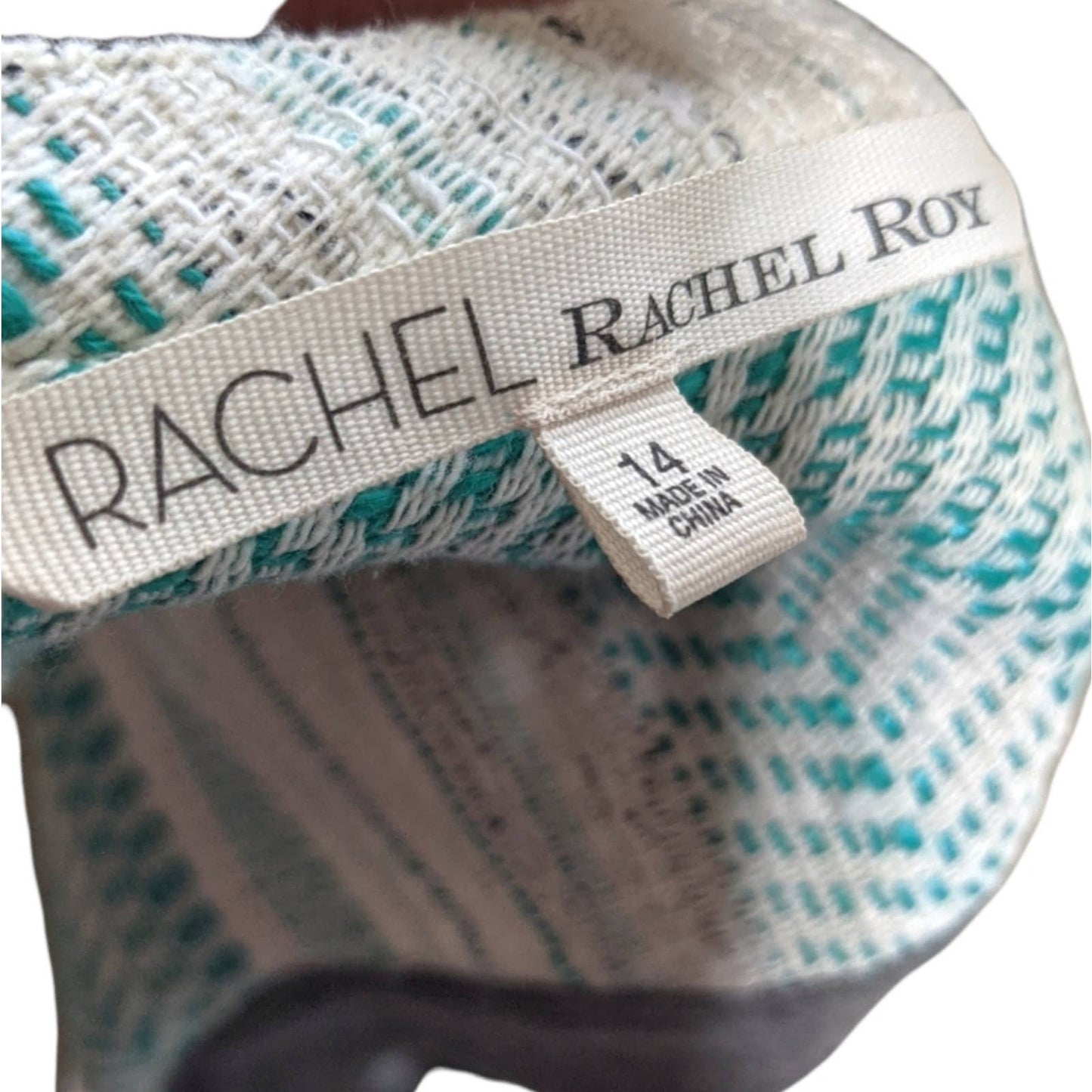 RACHEL ROY LA Story Tide Pool Gray Dress 14 NEW