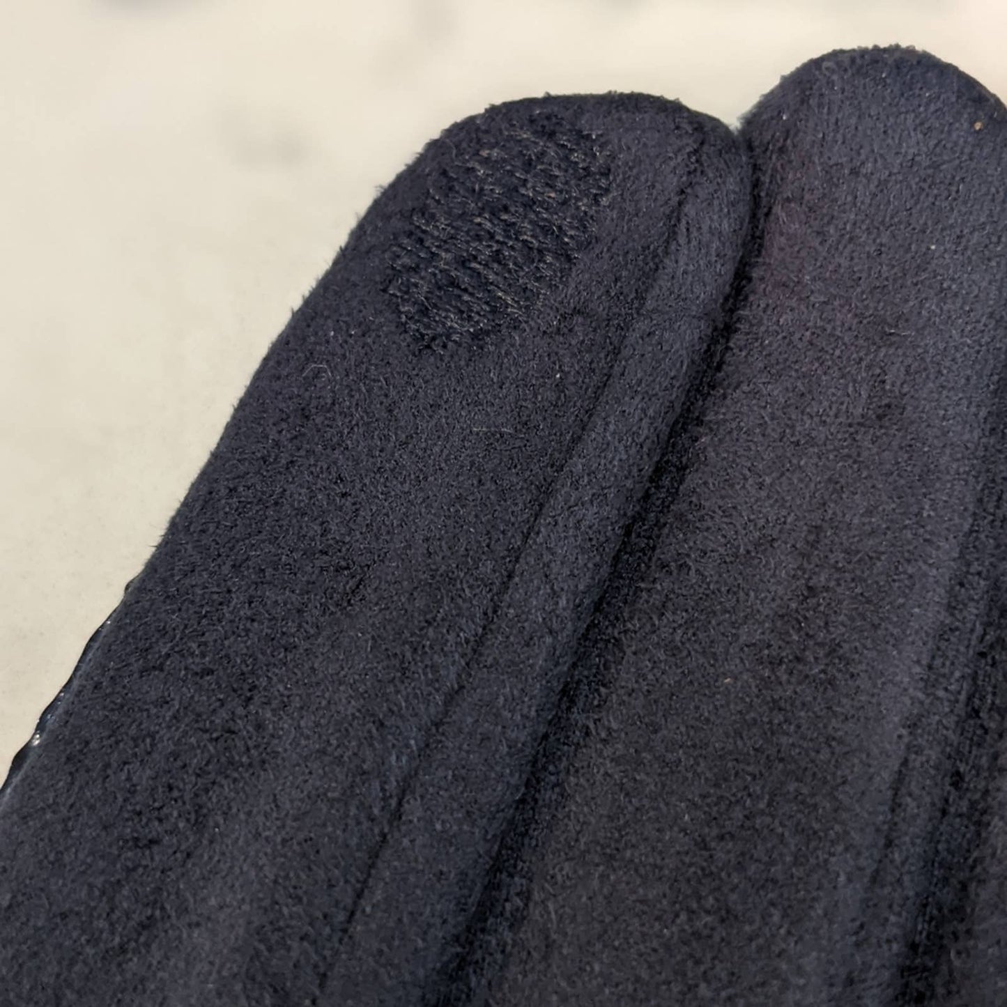PUFFER TECH GLOVES Shiny Navy Blue